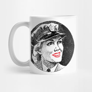 WW2 Army Girl 2 Mug